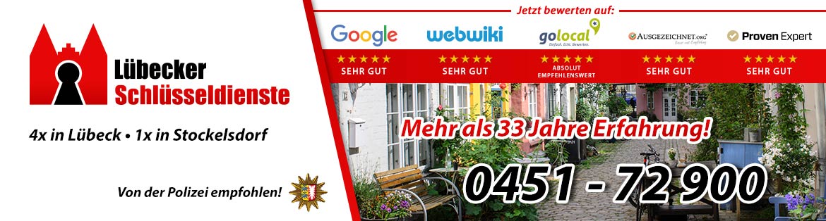 Schlüsseldienst Festpreise in Bad Schwartau